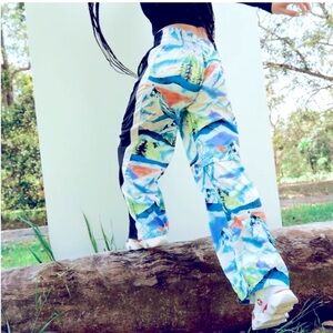 Free People Movement Printed End Zone Pants size Medium